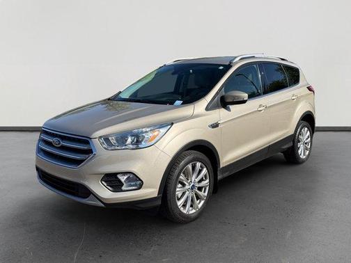 White Gold Metallic 2017 Ford Escape Titanium