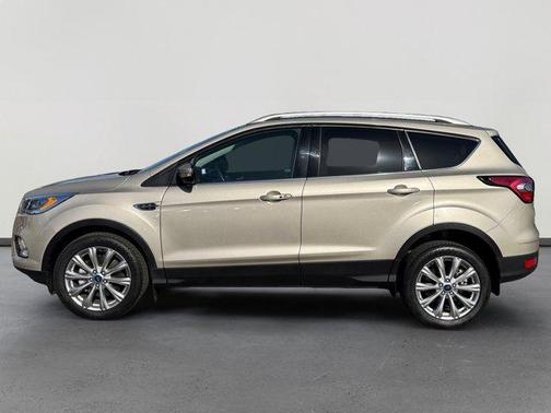 White Gold Metallic 2017 Ford Escape Titanium