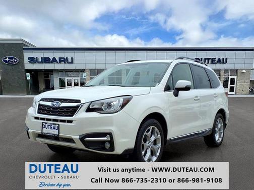 Crystal White Pearl 2018 Subaru Forester 2.5i Touring