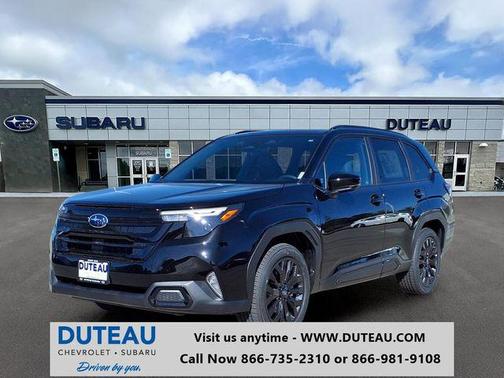 Black / Silver 2026 Subaru Forester Sport