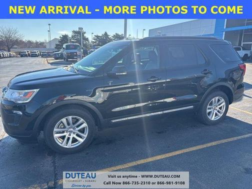 Shadow Black 2018 Ford Explorer XLT