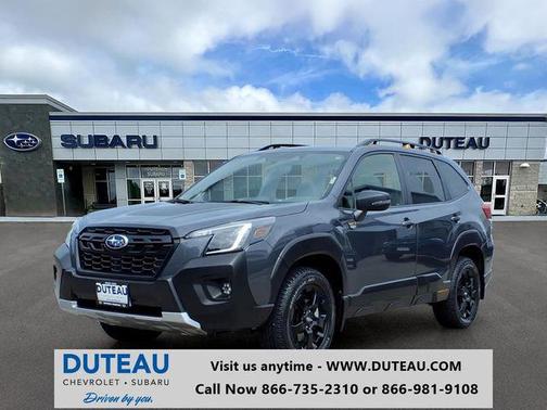 Gray Metallic 2023 Subaru Forester Wilderness