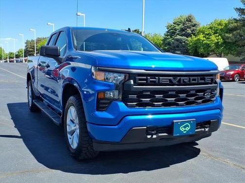 Glacier Blue Metallic 2022 Chevrolet Silverado 1500 Custom