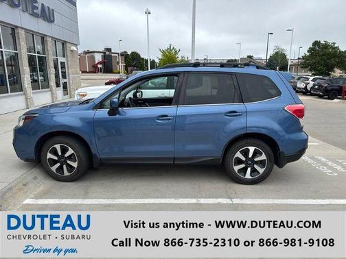 Quartz Blue 2018 Subaru Forester 2.5i Limited