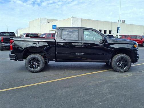 Black 2026 Chevrolet Silverado 1500 Custom Trail Boss
