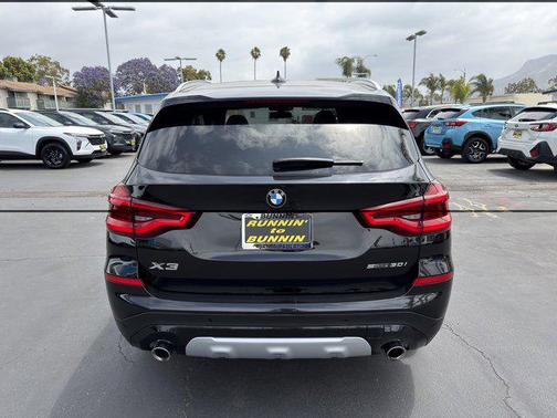 Black Sapphire Metallic 2021 BMW X3 sDrive30i