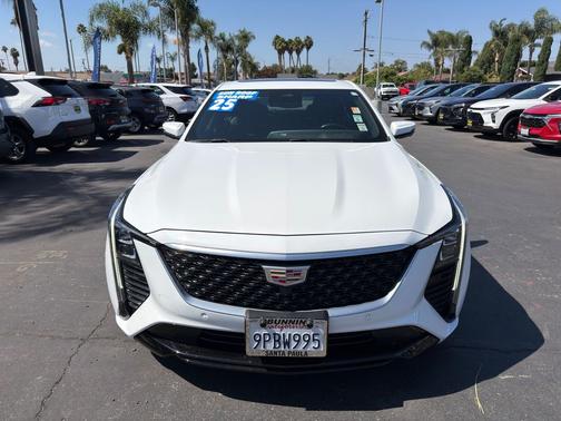 Summit White 2025 Cadillac CT5 Premium Luxury