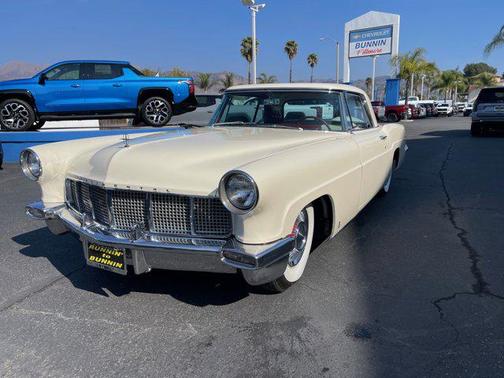 White 1956 Lincoln Continental