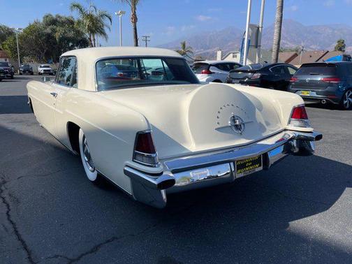 White 1956 Lincoln Continental