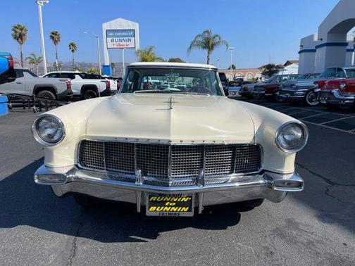 White 1956 Lincoln Continental