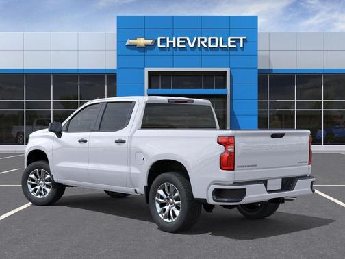 Summit White 2026 Chevrolet Silverado 1500 Custom