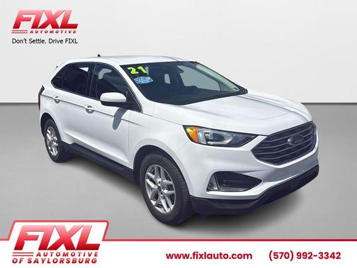 WHITE 2021 Ford Edge SEL