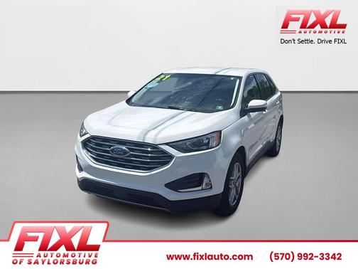 WHITE 2021 Ford Edge SEL