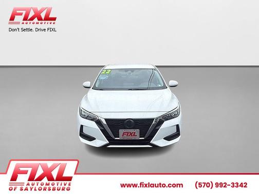 Super White 2022 Nissan Sentra SV