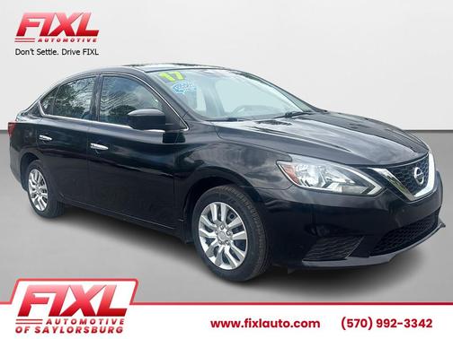 Super Black 2017 Nissan Sentra SV