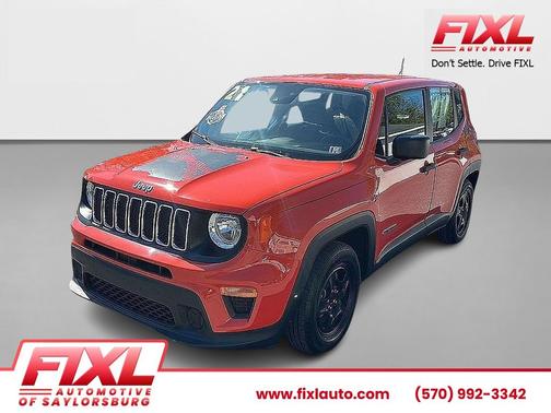 Omaha Orange Clearcoat 2021 Jeep Renegade Sport