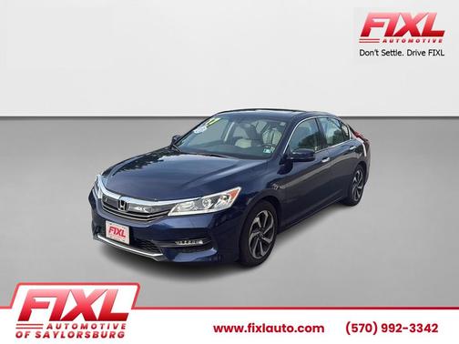 Obsidian Blue Pearl 2017 Honda Accord EX-L