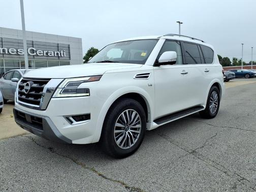 Aspen White 2022 Nissan Armada SL