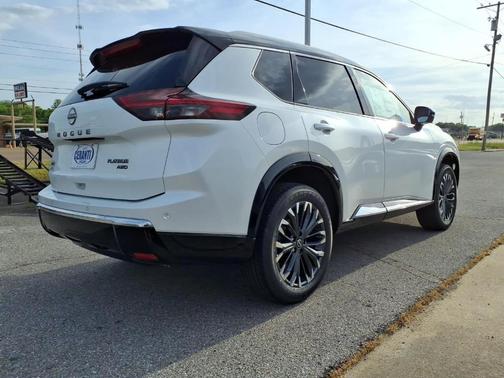 White / Black 2026 Nissan Rogue Platinum