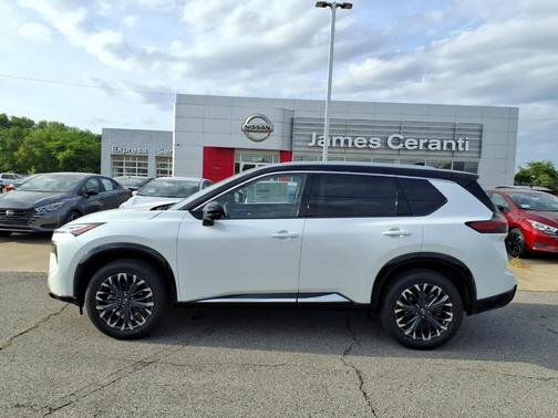 White / Black 2026 Nissan Rogue Platinum