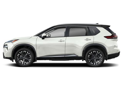 White / Black 2026 Nissan Rogue Platinum