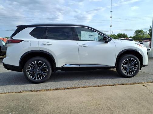 White / Black 2026 Nissan Rogue Platinum
