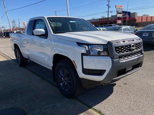Glacier White 2025 Nissan Frontier SV