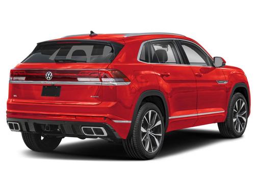 Aurora Red Metallic 2024 Volkswagen Atlas Cross Sport 2.0T SEL Premium R-Line