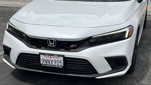 Platinum White Pearl 2024 Honda Civic Si Base