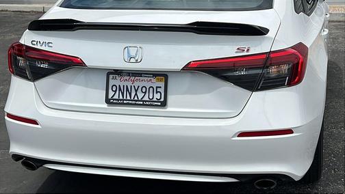 Platinum White Pearl 2024 Honda Civic Si Base