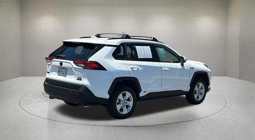 Super White 2021 Toyota RAV4 Hybrid XLE