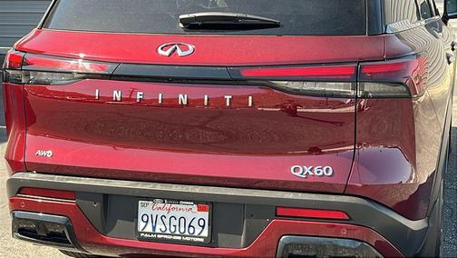 Deep Bordeaux 2025 INFINITI QX60 Luxe