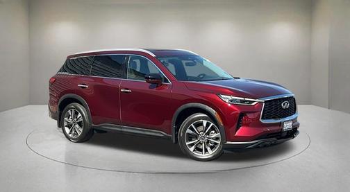 Deep Bordeaux 2025 INFINITI QX60 Luxe