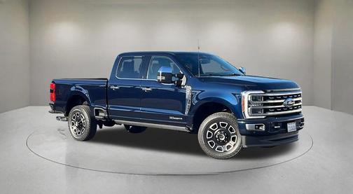 Antimatter Blue Metallic 2024 Ford F-250 Platinum