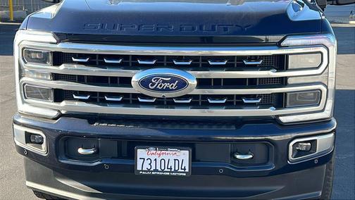 Antimatter Blue Metallic 2024 Ford F-250 Platinum