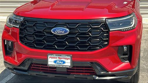 Rapid Red Metallic Tinted Clearcoat 2025 Ford Explorer Platinum