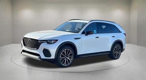 Rhodium White Premium 2025 Mazda CX-70 PHEV Premium Package