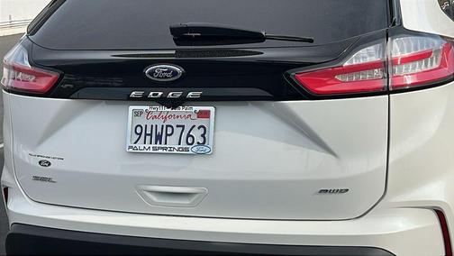 Star White Metallic Tri-Coat 2024 Ford Edge SEL