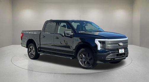 Antimatter Blue Metallic 2025 Ford F-150 Lightning Flash