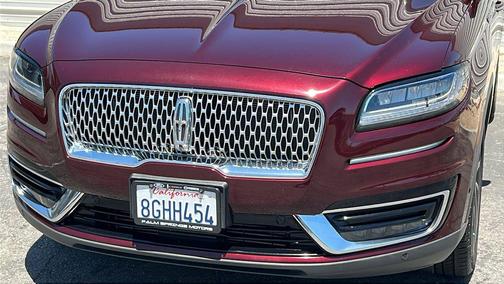 Burgundy Velvet Metallic Tinted Clearcoat 2019 Lincoln Nautilus Reserve