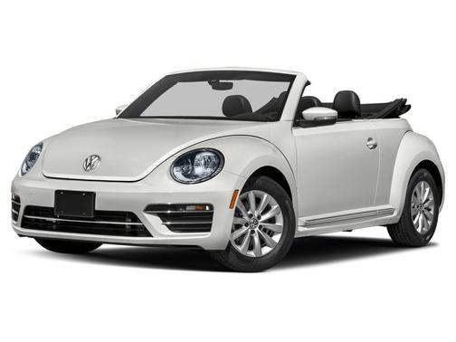 Platinum Gray Metallic/Brown Roof 2019 Volkswagen Beetle 2.0T SE