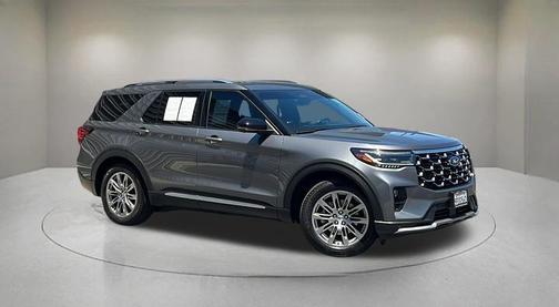 Carbonized Gray Metallic 2025 Ford Explorer Platinum