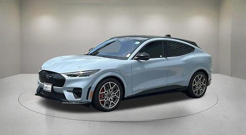 Glacier Gray Metallic TriCoat 2025 Ford Mustang Mach-E GT