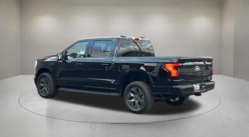 Agate Black Metallic 2025 Ford F-150 Lightning Flash