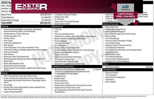 2025 Subaru Forester Premium