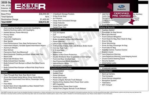 2025 Subaru Forester Premium Hybrid