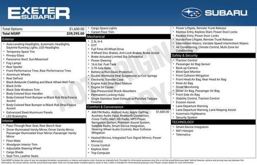 2025 Subaru Forester Limited