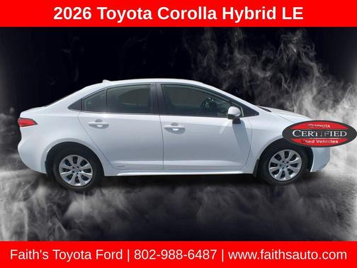 Ice Cap 2026 Toyota Corolla Hybrid LE