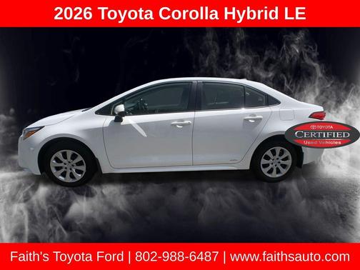Ice Cap 2026 Toyota Corolla Hybrid LE