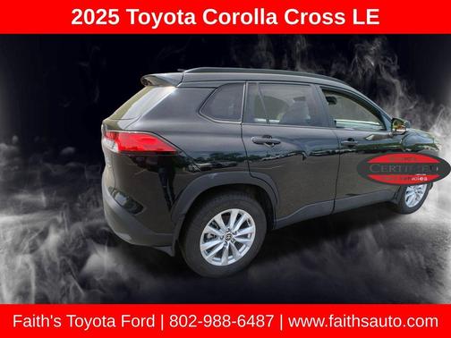 Jet Black 2025 Toyota Corolla Cross LE